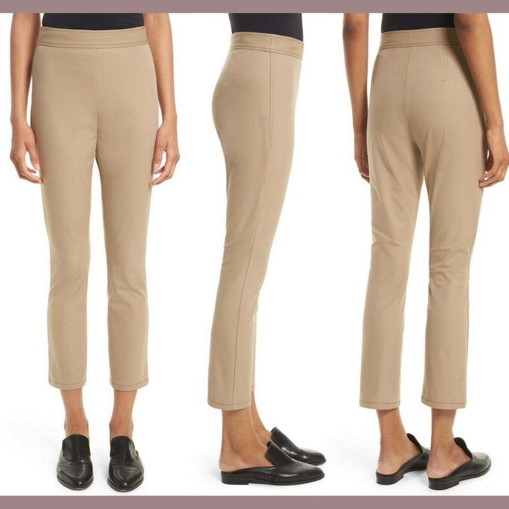 NWT $265 Theory Bimsa‎ Approach Pants in Sierra Beige [SZ 0 ]